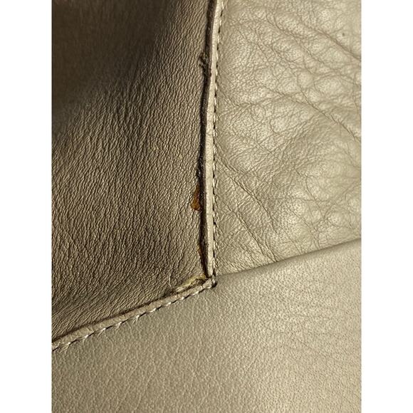 Dolce Vita Light Taupe Leather Open Heel and Toe 4-inch Booties Women's Size 6 - Picture 7 of 9